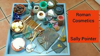 Roman Cosmetics
A quick overview of some of my reconstructed Roman cosmetic tools and make-up preparations including cosmetic grinder, perfume containers and eye paint, ready for a Roman inspired make-up tutorial session. Roman Cosmetics