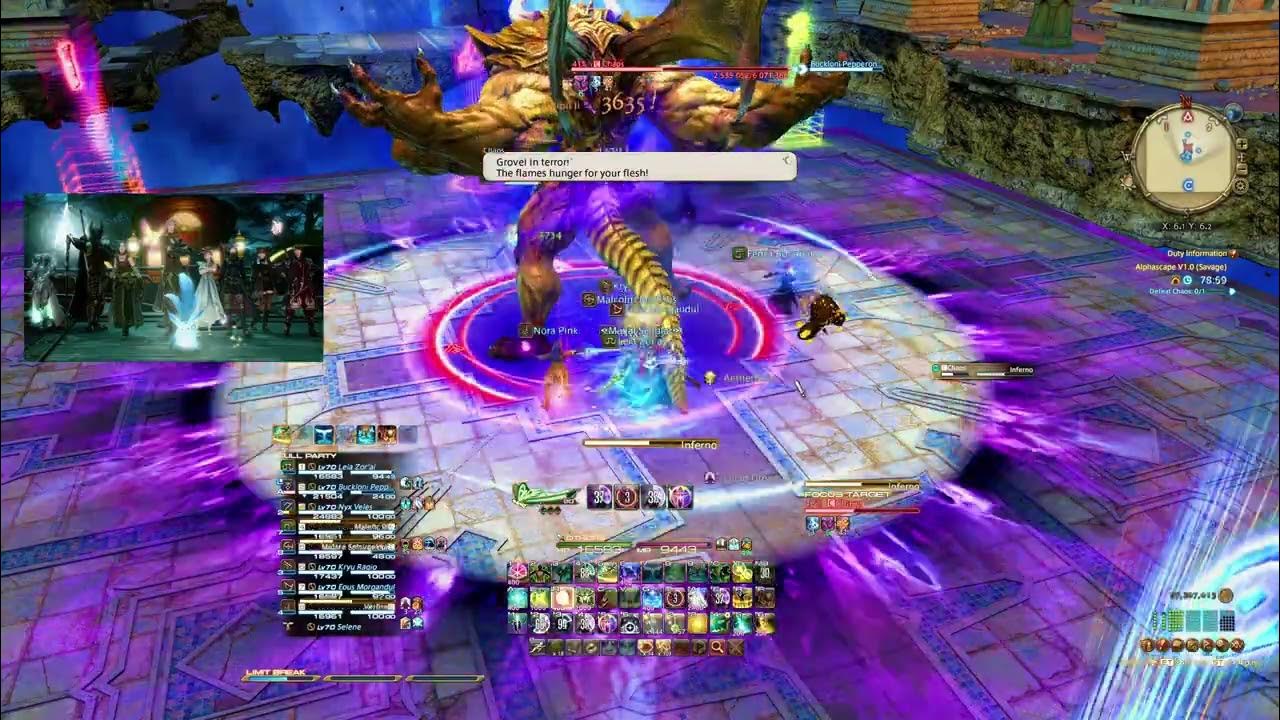 Omega Alphascape V1.0 Savage O9S Min Ilvl No Echo SCH POV - YouTube