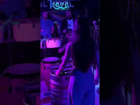 Improv Percussion jam at Absenta del Raval, Barcelona