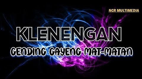 GENDING JAWA NYAMLENG COCOK KAGEM JAMPI SAYAH | NGR MULTIMEDIA