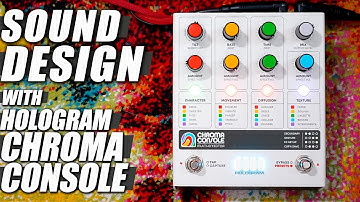SOUND DESIGN with Hologram CHROMA CONSOLE // How to Make GUITAR TONES and SAVE PRESETS