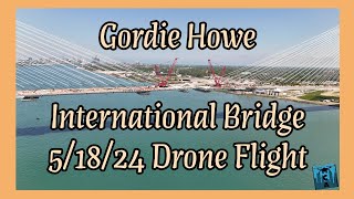 Spectacular Aerial Views of the Gordie Howe Bridge