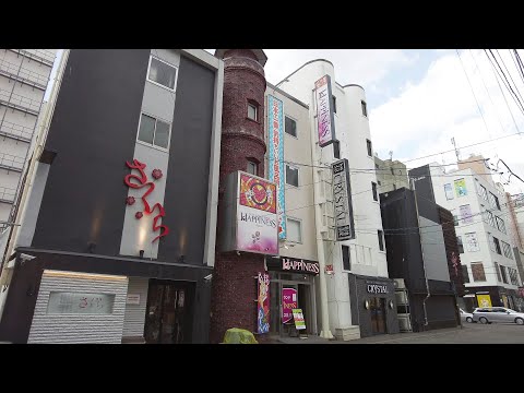 【4K】日中のすすきの 飲み屋街 風俗街 散策 2023 | 日本 北海道 札幌 中央区【Binaural ASMR】