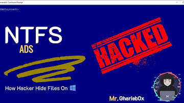 NTFS Alternate Data Stream (ADS) - How HACKER  😈 Hide Files on Windows 10 ‼️- in Arabic