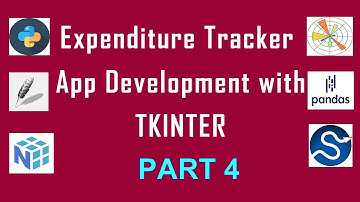 Part 4 - Expenditure Tracker App Development with Python Tkinter, Pandas, Matplotlib and Scipy