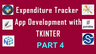 Part 4 - Expenditure Tracker App Development with Python Tkinter, Pandas, Matplotlib and Scipy