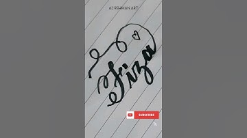 Comment your name for next #fiza❤#nameart #trendingcalligraphy #cursivehandwriting #ytshort #artist