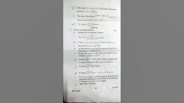 +3 5th semester mathematics honours (core-11) 2025 question paper #Utkal university