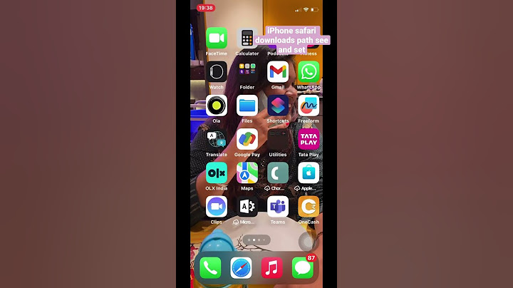 iPhone Safari Browser Downloads path see and set and for more please subscribe