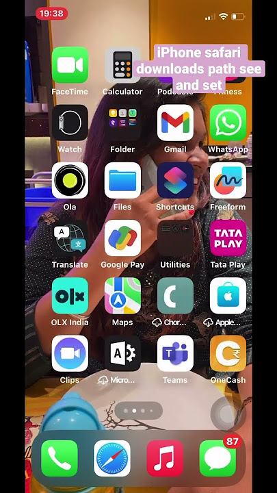 iPhone Safari Browser Downloads path see and set and for more please subscribe