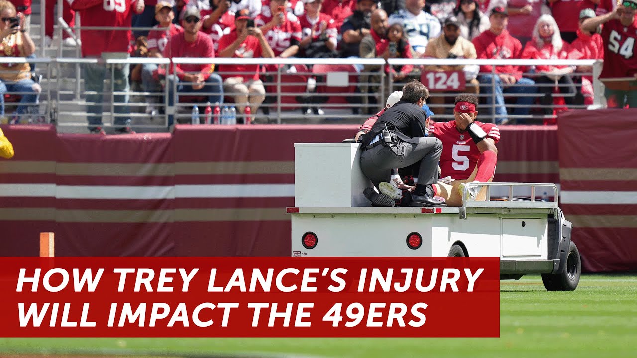 49ers' Trey Lance out for 2022 season after breaking his ankle vs ...