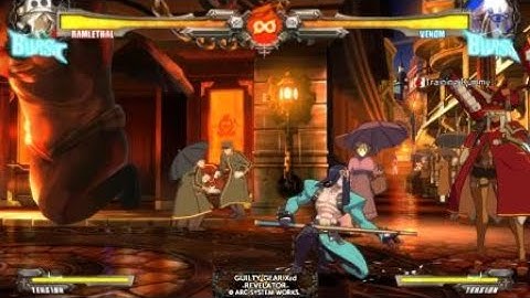 GGXrdR2.1 Venom/ヴェノム: Universal Corner Throw + Double Head Morbid Setup