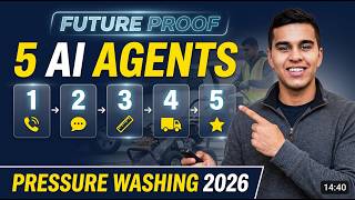 5 AI Agents Every Pressure Washing Business Needs in 2026
