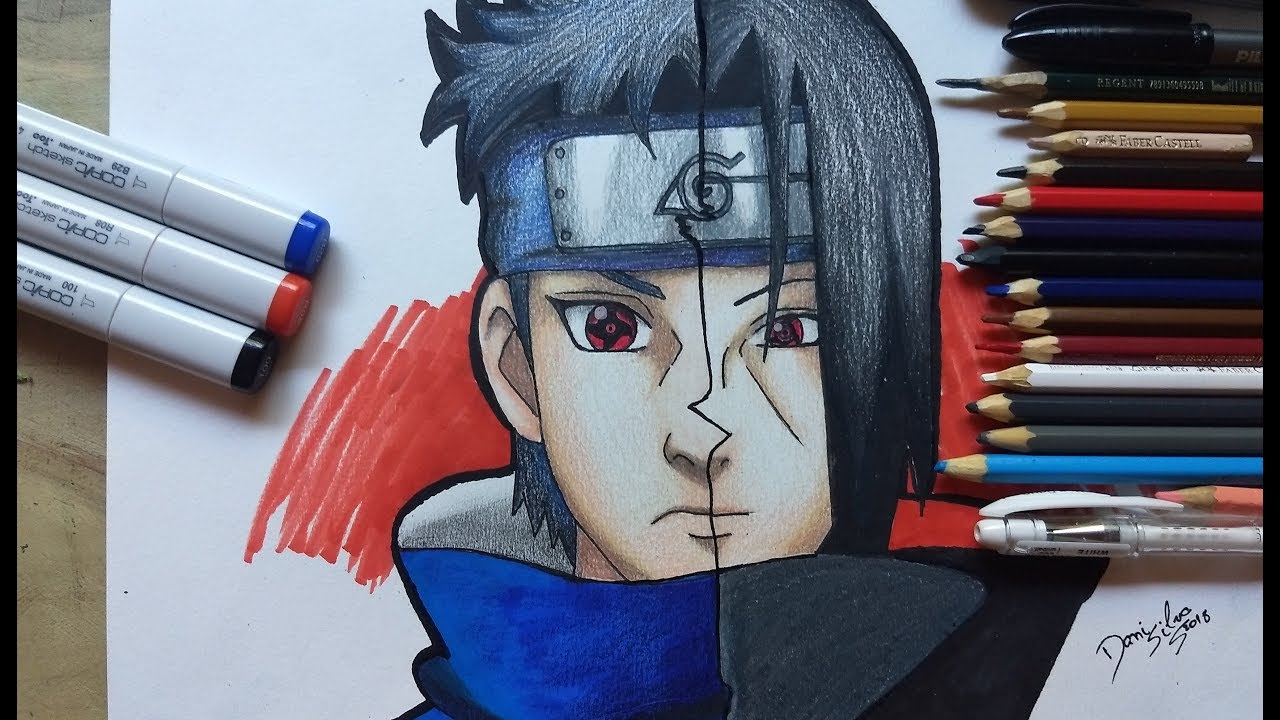 Como Desenhar Shisui E Itachi Passo A Passo