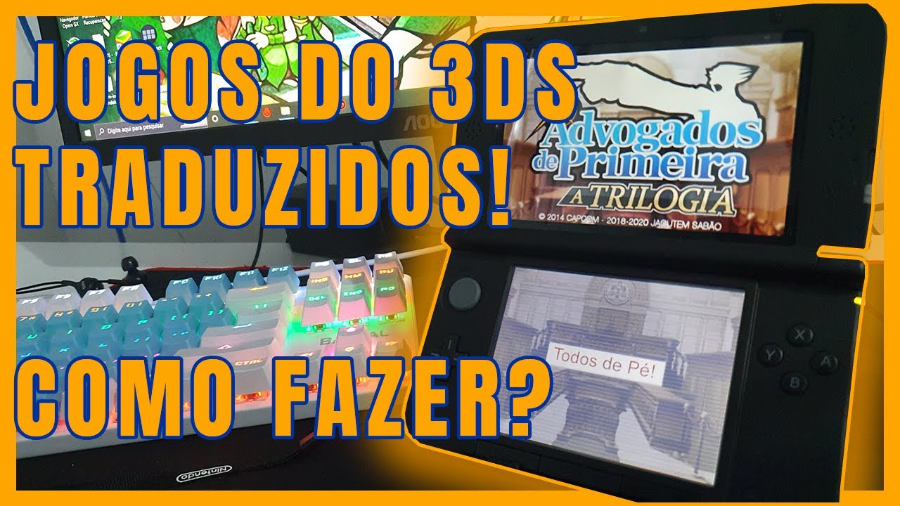 5 JOGOS DE 3DS EM PORTUGUÊS 