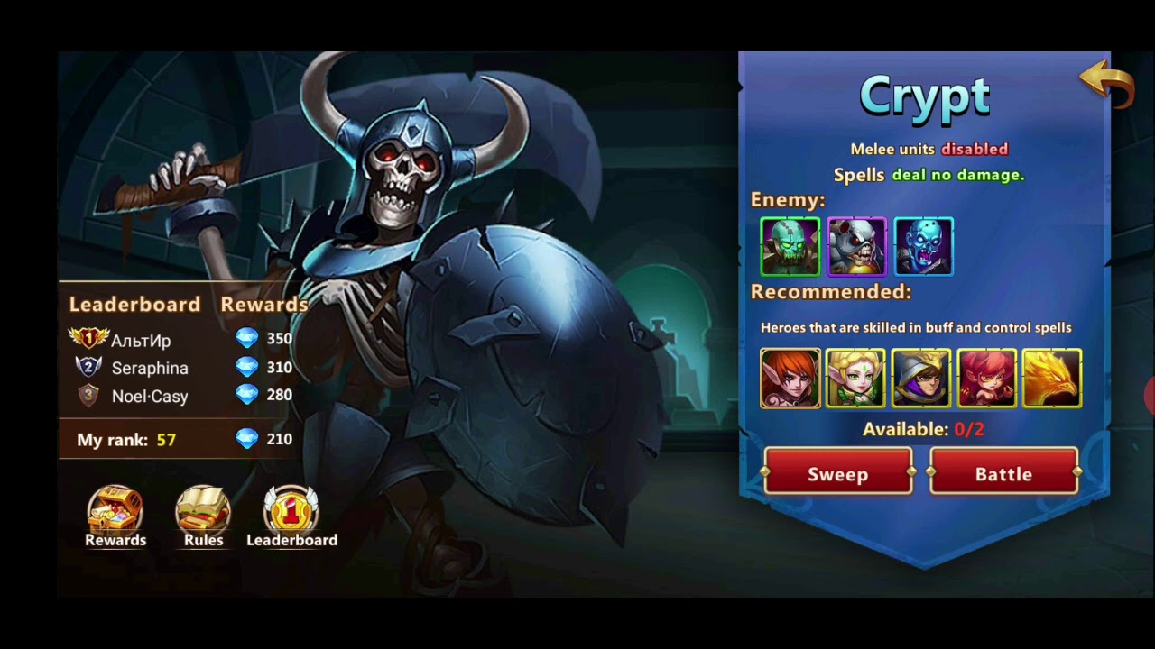 Might and Magic Era of Chaos: EU-63 VIP0 12th Day, SSR pull - got what i wanted!! Kingdom Wars Day 2