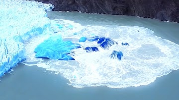 Monster Iceberg Collapse Caught On Camera