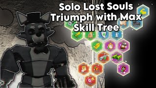 Solo Lost Souls Triumph with Max Skill Tree | Tower Defense Simulator