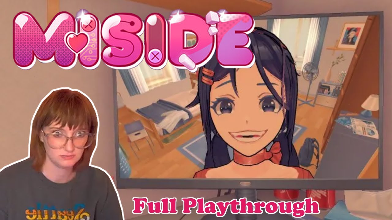Anime waifu game where nothing weird happens | MISIDE FULL PLAYTHROUGH ...