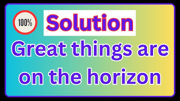 great things are on the horizon ✅ 100% Solution #wordpresstutorial