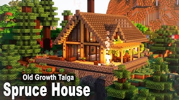 Minecraft: How to build a Spruce House | Easy Tutorial