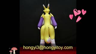 Big boobs Renamon Hongyi animal Cartoon OC Inflatable #Pokemon #pooltoys
