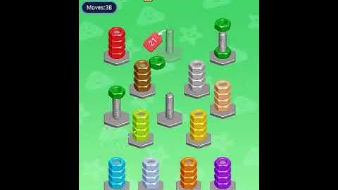Nut Sort Puzzle Level 411 - 420 Walkthrough