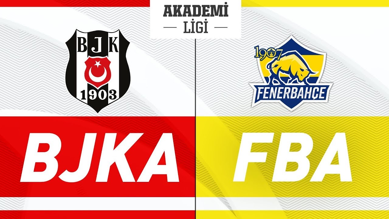 şampiyonluk ligi 2018 Beşiktaş A ( BJKA ) vs 1907 Fenerbahçe A (FBA ) 4.Maç | 2019 Akademi Ligi Yarı Final