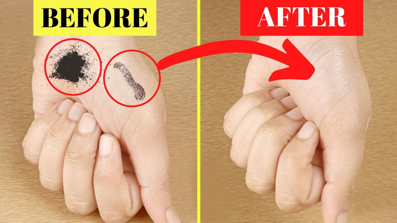How To Remove Permanent Marker Off Skin Fast Quickly YouTube
