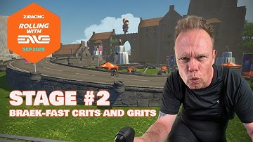 Zwift - ZRacing - Rolling with ENVE  - Stage 2: BRAEk-fast Crits and Grits
