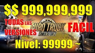 Dinero y Nivel infinito en ETS 2 y American Truck Simulator - Cheat Engine (Facil) !!!