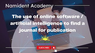 The use of online software / artificial intelligence to find journal  for publication screenshot 1