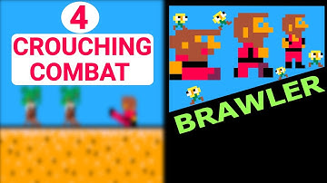 Building a Brawler in Pico-8 #4: Crouching Combat, New Baddie Type