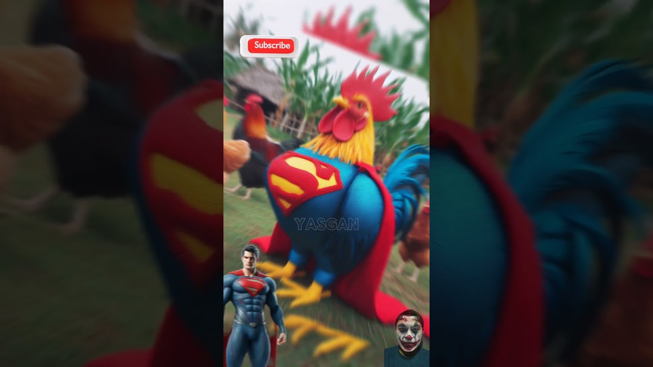 Superheroes but chicken ⚡ DC Marvel Characters 