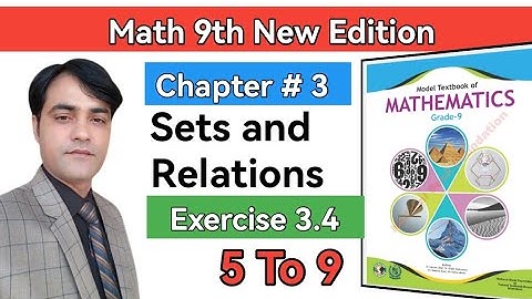 Class 9 Maths I Exercise 3.4 II Question 5 To 9 II National Book Foundation I Federal Board #taleem