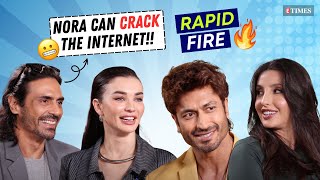 Crakk Rapid Fire Ft. Vidyut Jammwal, Nora Fatehi, Arjun Rampal & Amy Jackson