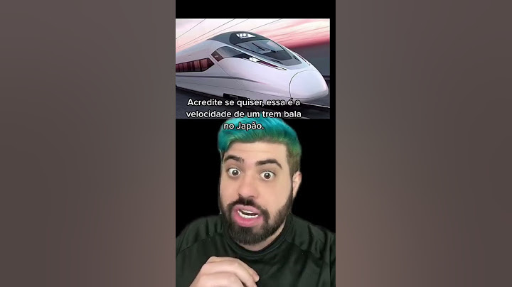 Acredite se quiser: ISSO É UM TREM BALA NO JAPÃO 😳