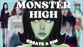 Creating MORE Monster High dolls in the Sims 4 / Full CC List + Sim Download