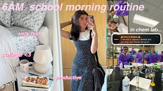 6AM productive school morning routine 2022 (college STEM major)