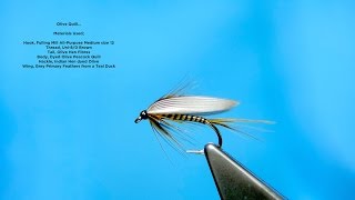 Tying an Olive Quill (Wet Fly) with Davie McPhail