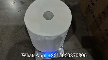 Fluffy point to point embossing maxi roll paper