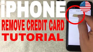 ✅  How To Remove Credit Card From iPhone