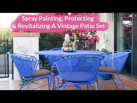 How To Spray Paint Wrought Iron Patio, How To Strip And Paint Wrought Iron Furniture