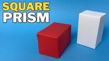 How to Make a Square Prism - DIY Crafts & Geometry Fun!