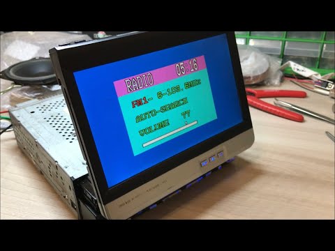 Ремонт магнитолы PIONEER DVD с выдвижным экраном