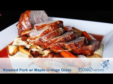 Roasted Pork with Maple-Orange Glaze