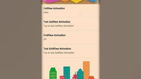 Listview animations