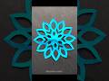3D paper snowflake / how to make paper snowflakes #christmas #papercrafts #diy