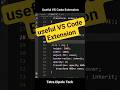 Useful VS Code Extension#vscode #coding #python #youtubeshorts #shorts #shortvideo #shortsfeed #tech