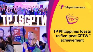 Tp Philippines Toasts To Five-Peat Gptw Achievement